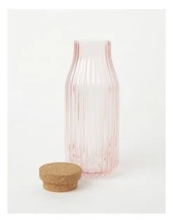Best Pirce 😀 Vue Palma Carafe With Cork Lid Pink 1.1 Litre 🧨 -Savor Home Store 829013320 3 720x928