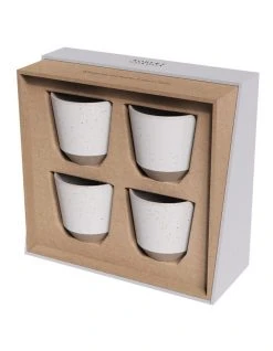 Best Pirce ⌛ Robert Gordon Ritual Collection Latte Set - Speckled White with raw speckled clay 🧨 -Savor Home Store 829393300 3 720x928