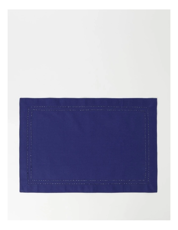 Flash Sale ⌛ Heritage Elizabeth Placemat - Navy Blue ❤️ 1 Flash Sale ⌛ Heritage Elizabeth Placemat - Navy Blue ❤️