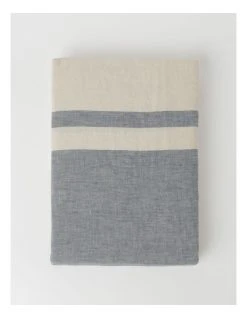 Buy 🥰 Australian House & Garden Yarn Dyed Linen Tablecloth - Denim Blue 🥰