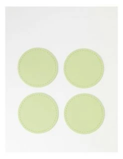 Promo 🧨 Vue Washable Paper 4pk Coaster - Aloe 👏