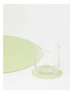 Promo 🧨 Vue Washable Paper 4pk Coaster - Aloe 👏 -Savor Home Store 833565610 3 720x928