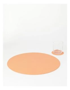Cheapest 👏 Vue Washable Paper Placemat - Peach 🥰 -Savor Home Store 833565880 3 720x928