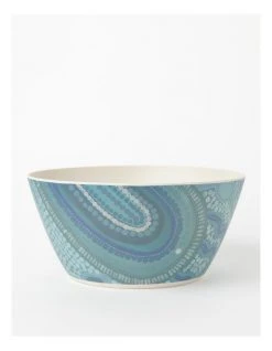 Brand new 👍 Emma Stenhouse x Vue Blue Meeting Place Bamboo Fibre Big Bowl ⭐
