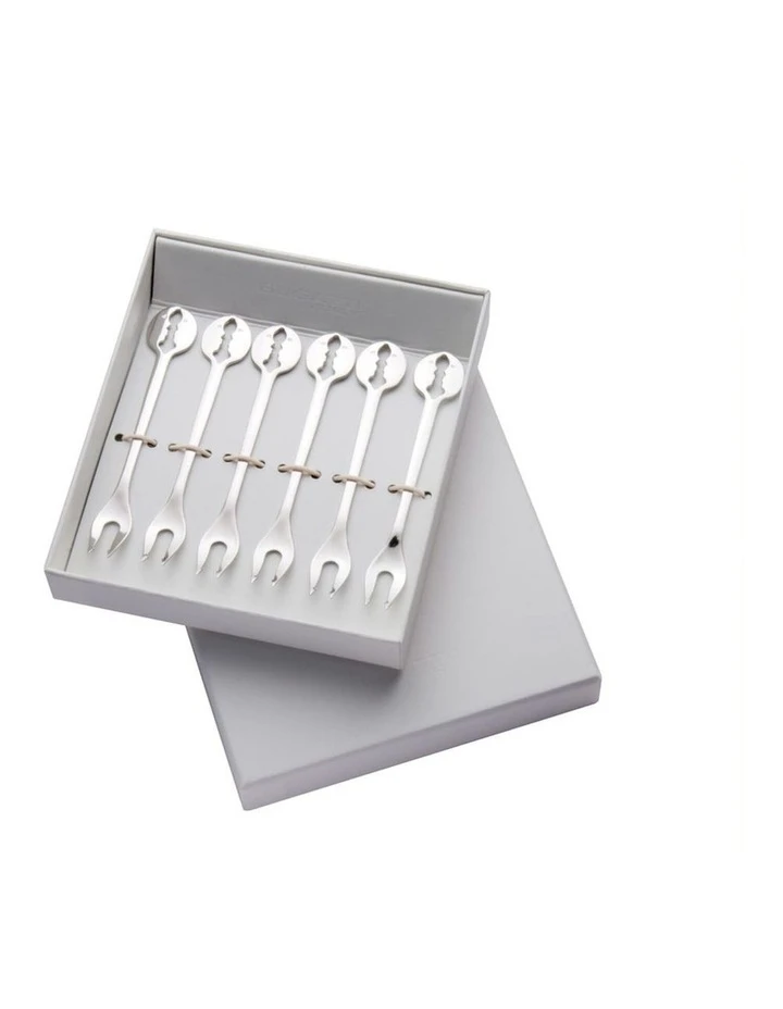 Flash Sale ❤️ Bugatti Italy Kiss Small Forks Set of 6 ⌛ 1 Flash Sale ❤️ Bugatti Italy Kiss Small Forks Set of 6 ⌛