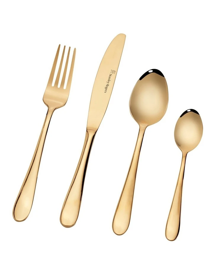 Wholesale ❤️ Stanley Rogers Albany Gold 24 Piece Cutlery Set ❤️ 2 Wholesale ❤️ Stanley Rogers Albany Gold 24 Piece Cutlery Set ❤️ - Image 2
