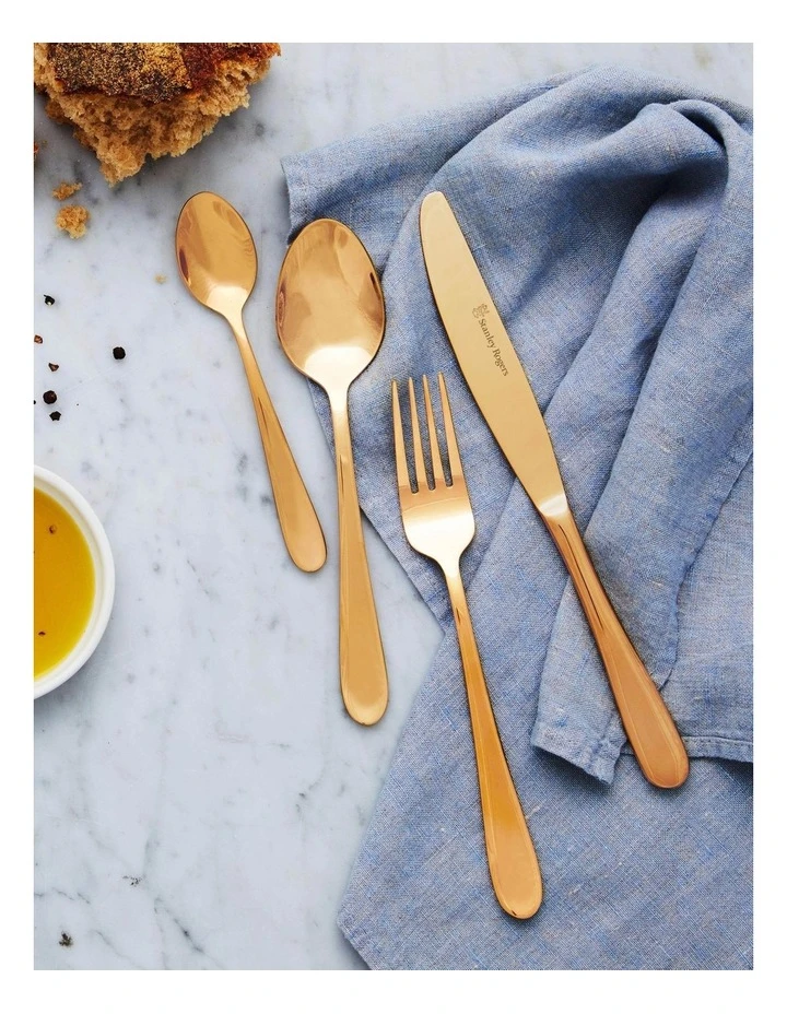 Wholesale ❤️ Stanley Rogers Albany Gold 24 Piece Cutlery Set ❤️ 3 Wholesale ❤️ Stanley Rogers Albany Gold 24 Piece Cutlery Set ❤️ - Image 3