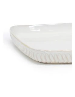 Flash Sale 💯 Salt&Pepper Amana Rectangle Platter - 38cm - White ⭐ -Savor Home Store 848590840 2 720x928