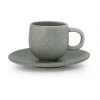 Flash Sale ⌛ Salt&Pepper Hue Espresso Cup & Saucer - 85ml - Leaf ⭐