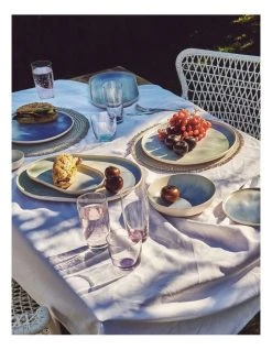 New 👏 Salt&Pepper Kanoko Dinner Plate - 27cm - Blue 🌟 -Savor Home Store 848594350 3 720x928