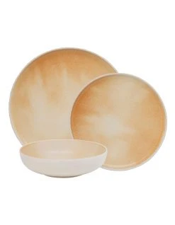 Flash Sale 😍  Salt&Pepper Kanoko Dinner Set - 12 Piece - Caramel 👏