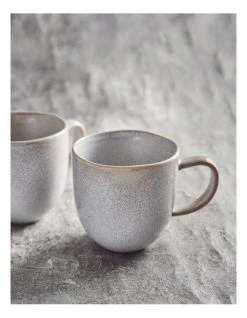 Promo ❤️ Salt&Pepper Series Mug - 380Ml - Set Of 4 - Grey 😉 -Savor Home Store 848601370 5 720x928