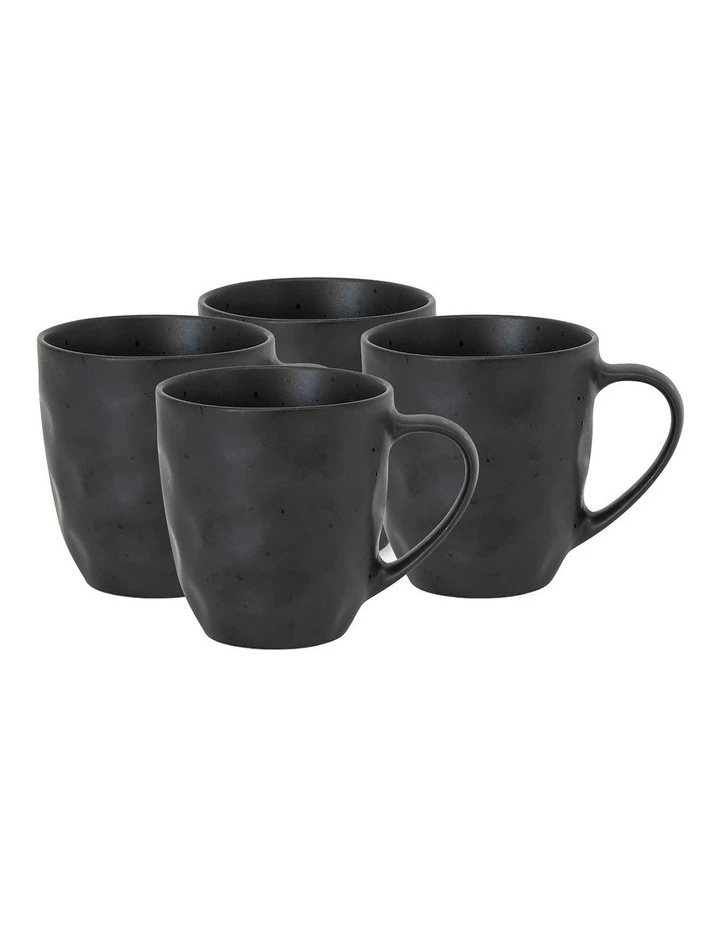 Budget โจ Salt&Pepper Napier Mug - 330ml - Black ๐ 2 Budget โจ Salt&Pepper Napier Mug - 330ml - Black ๐ - Image 2