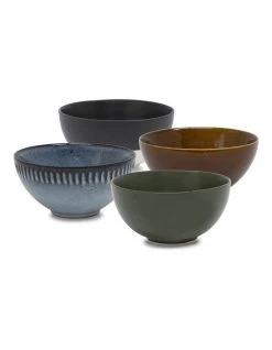 Buy 🔥 Salt&Pepper Osaka Bowl - 17cm - Set Of 4 ✔️