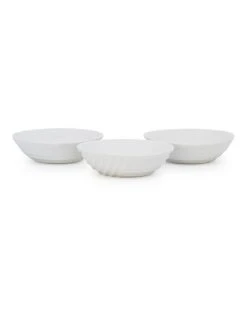 Budget ⭐ Salt&Pepper Zen Bowl - 11cm - Set Of 3 ✨