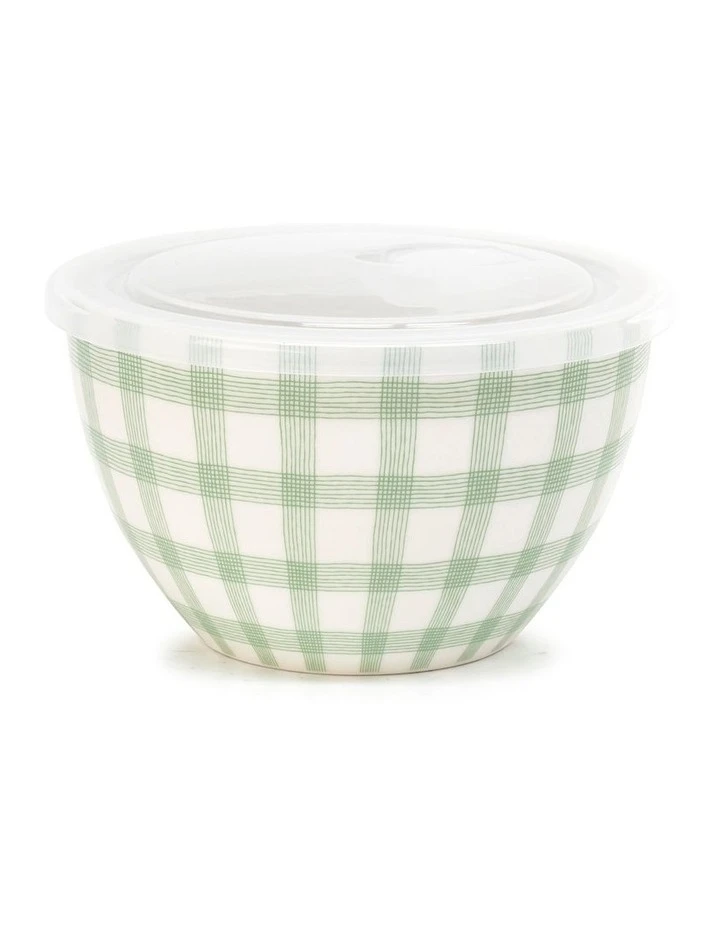 Flash Sale ✨ Salt&Pepper Lunch2Go 15cm Bowl With Lid Mint Gingham ✨ 1 Flash Sale ✨ Salt&Pepper Lunch2Go 15cm Bowl With Lid Mint Gingham ✨
