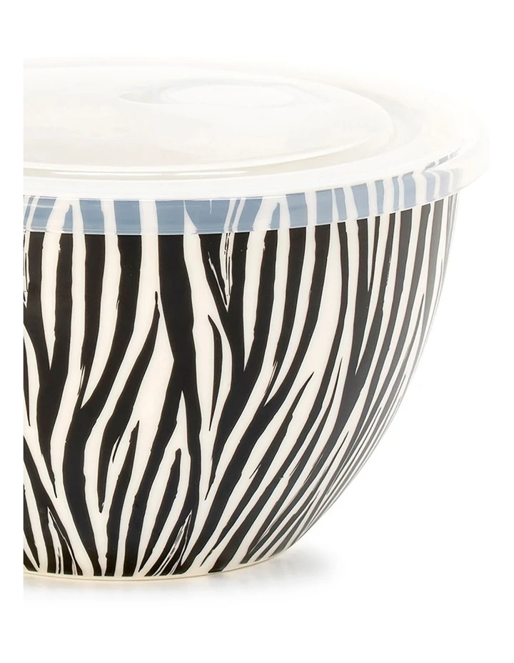 Outlet ๐ Salt&Pepper Lunch2Go 15cm Bowl With Lid Black Zebra โญ 2 Outlet ๐ Salt&Pepper Lunch2Go 15cm Bowl With Lid Black Zebra โญ - Image 2
