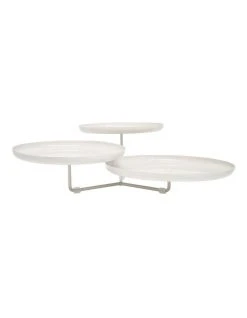 Discount ✨ Salt&Pepper Amana 3 Tier Stand - White 💯