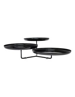 Deals ✨ Salt&Pepper Amana 3 Tier Stand - Black 🛒