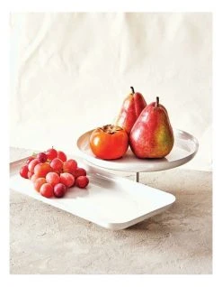 Flash Sale 🤩 Salt&Pepper Amana 2 Tier Stand - White 👍 -Savor Home Store 848619100 2 720x928