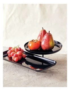 Best Sale 👍 Salt&Pepper Amana 2 Tier Stand - Black ✨ -Savor Home Store 848619190 2 720x928