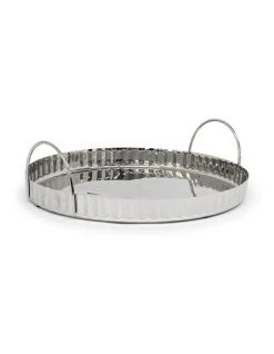 Best Sale โญ Salt&Pepper Parker Round Bar Tray With Handles - 33cm โจ