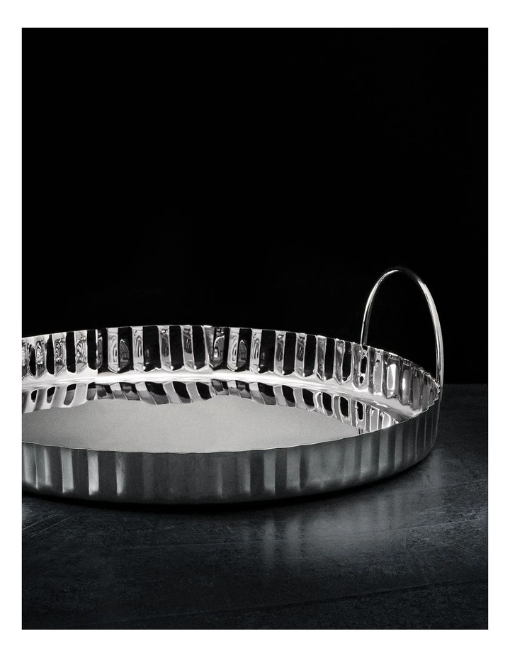 Best Sale ⭐ Salt&Pepper Parker Round Bar Tray With Handles - 33cm ✨ 2 Best Sale ⭐ Salt&Pepper Parker Round Bar Tray With Handles - 33cm ✨ - Image 2