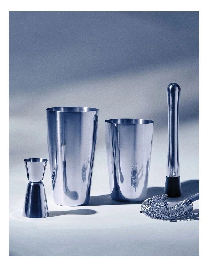 Top 10 β Salt&Pepper Bond Boston Shaker Set - 5 Piece - Silver π 2 Top 10 β Salt&Pepper Bond Boston Shaker Set - 5 Piece - Silver π - Image 2