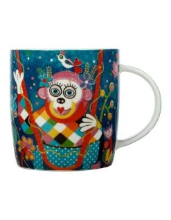 Brand new ๐คฉ Maxwell & Williams Donna Sharam Rainbow Jungle Mug 370ML Swinging Around Gift Boxed ๐ฅฐ