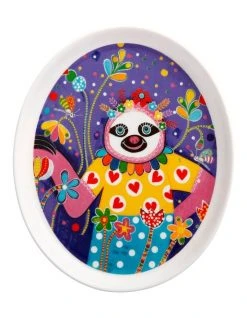 Cheapest ⭐ Maxwell & Williams Donna Sharam Rainbow Jungle Plate 16cm Slow Walker Gift Boxed 🧨