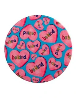 Budget ❤️ Maxwell & Williams Kasey Rainbow Be Kind Ceramic Coaster 10cm Hearts 👏