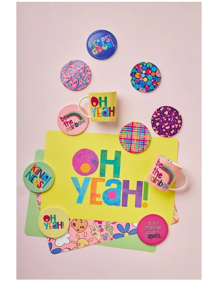 Best Pirce 👏 Maxwell & Williams Kasey Rainbow Be Kind Ceramic Coaster 10cm Don't Change Your Spots 🔥 2 Best Pirce 👏 Maxwell & Williams Kasey Rainbow Be Kind Ceramic Coaster 10cm Don't Change Your Spots 🔥 - Image 2