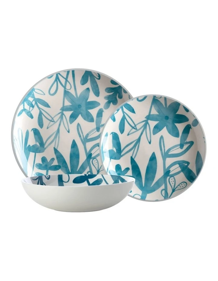 Outlet ✔️ Maxwell & Williams Marc Martin Dusk Dinner Set 12pc In Blue Boxed ⌛ 1 Outlet ✔️ Maxwell & Williams Marc Martin Dusk Dinner Set 12pc In Blue Boxed ⌛