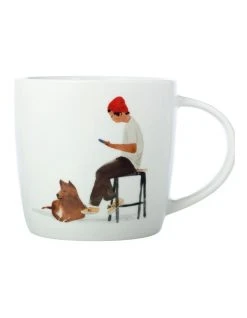 Flash Sale ⌛ Maxwell & Williams Marc Martin BFF Mug 400ML Cafe Waiting Gift Boxed ❤️