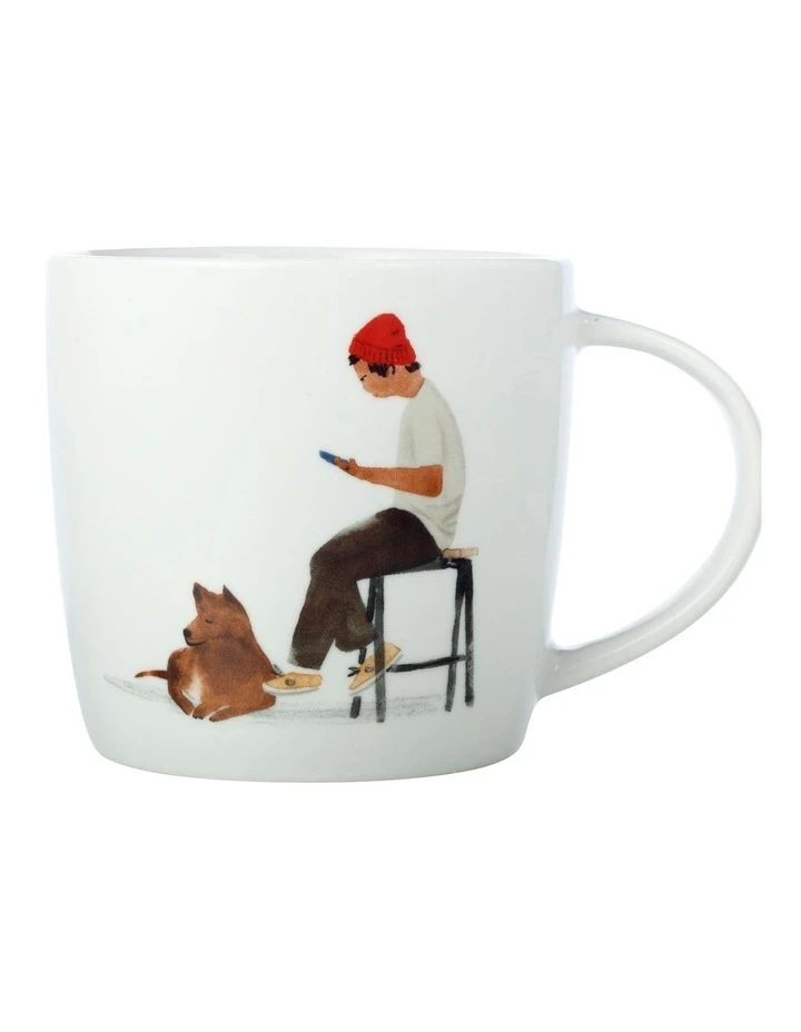 Flash Sale ⌛ Maxwell & Williams Marc Martin BFF Mug 400ML Cafe Waiting Gift Boxed ❤️ 1 Flash Sale ⌛ Maxwell & Williams Marc Martin BFF Mug 400ML Cafe Waiting Gift Boxed ❤️