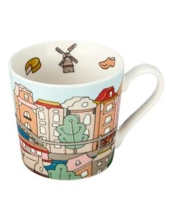 Wholesale 👍 Maxwell & Williams Megan McKean Cities Mug 430ML Amsterdam Gift Boxed 🥰 -Savor Home Store 850083580 3 720x928