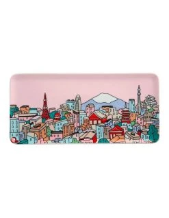 Cheap 😉 Maxwell & Williams Megan McKean Cities Rectangle Plate 25x12cm Tokyo Gift Boxed 🧨