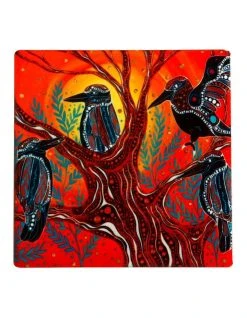 Coupon ❤️ Maxwell & Williams Melanie Hava Journeys Ceramic Coaster 10cm Kookaburras ✔️