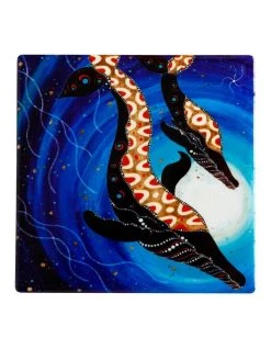 Outlet 👍 Maxwell & Williams Melanie Hava Journeys Ceramic Coaster 10cm Whales ⭐
