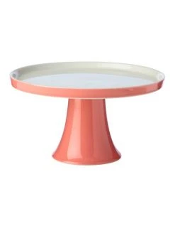 Outlet 💯 Maxwell & Williams Mezze Cake Stand 20cm Coral Boxed 🔔