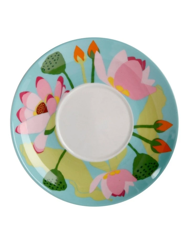 Best Pirce 🥰 Maxwell & Williams Royal Botanic Gardens Lotus Demi Cup & Saucer 100ML Mint Gift Boxed 🎁 3 Best Pirce 🥰 Maxwell & Williams Royal Botanic Gardens Lotus Demi Cup & Saucer 100ML Mint Gift Boxed 🎁 - Image 3