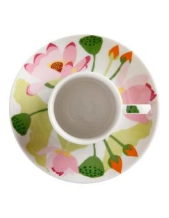 Cheapest ⭐ Maxwell & Williams Royal Botanic Gardens Lotus Demi Cup & Saucer 100ML White Gift Boxed ✨ -Savor Home Store 850089070 2 720x928