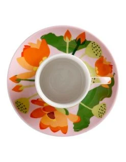 Buy ❤️ Maxwell & Williams Royal Botanic Gardens Lotus Demi Cup & Saucer 100ML Pink Gift Boxed 🧨 -Savor Home Store 850089160 2 720x928