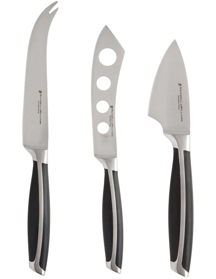Best Pirce ⌛ Maxwell & Williams Stanton Cheese Knife Set 3pc Black Boxed ✨ 1 Best Pirce ⌛ Maxwell & Williams Stanton Cheese Knife Set 3pc Black Boxed ✨