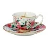 Flash Sale 💯 Maxwell & Williams Teas & C's Silk Road Demi Cup & Saucer 85ML Set Of 2 White Gift Boxed 👍