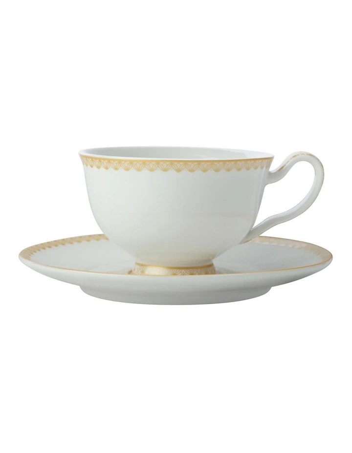 Cheap ✔️ Maxwell & Williams Teas & C's Classic Footed Cup & Saucer 200ML White Gift Boxed ✨ 1 Cheap ✔️ Maxwell & Williams Teas & C's Classic Footed Cup & Saucer 200ML White Gift Boxed ✨