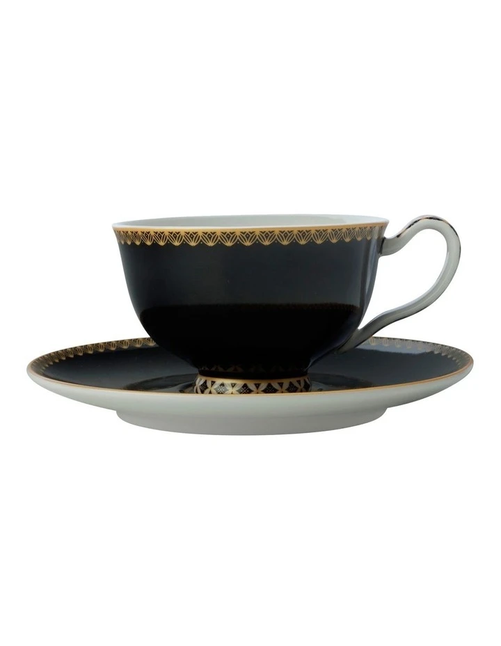 Budget ๐ Maxwell & Williams Teas & C's Classic Footed Cup & Saucer 200ML Black Gift Boxed โญ 1 Budget ๐ Maxwell & Williams Teas & C's Classic Footed Cup & Saucer 200ML Black Gift Boxed โญ
