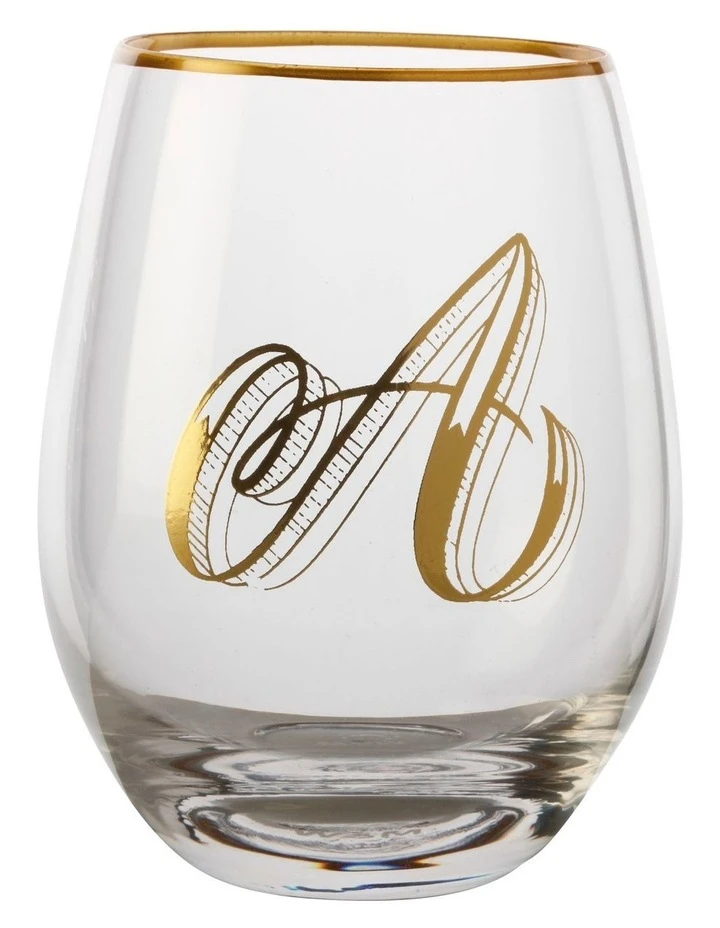 Brand new ❤️ Maxwell & Williams The Letterettes Stemless Glass 500ML "A" Boxed ⌛ 1 Brand new ❤️ Maxwell & Williams The Letterettes Stemless Glass 500ML "A" Boxed ⌛