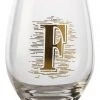 Deals 🎁 Maxwell & Williams The Letterettes Stemless Glass 500ML "F" Boxed ❤️
