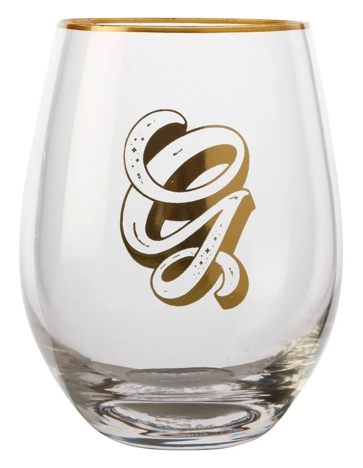 Cheapest ✔️ Maxwell & Williams The Letterettes Stemless Glass 500ML "G" Boxed 🥰 1 Cheapest ✔️ Maxwell & Williams The Letterettes Stemless Glass 500ML "G" Boxed 🥰